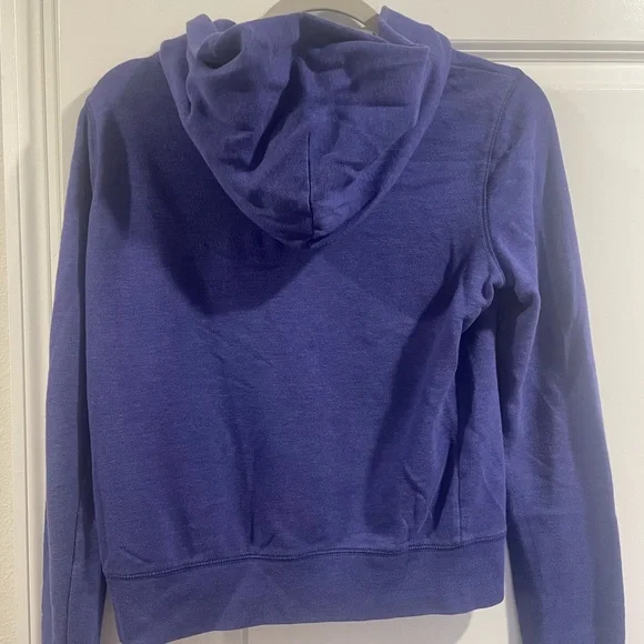 Victoria's Secret Purple Hoodie with White Accents - Picture 4 of 4